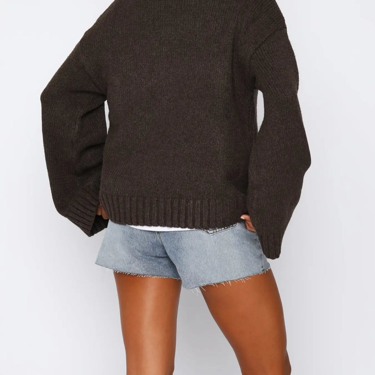 Women'S Solid Color round Neck Long Sleeve Pullover Sweater, Casual Loose Fit Cozy Stylish Knit Top for Fall & Winter, Ladies Fashion Knitwear, Women Fall Outfit, Winter Sweater for Women